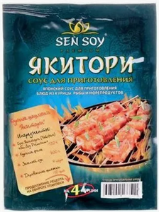 Соус Сенсой Якитори для приготовления птицы мяса рыбы 120 гр. Россия 9451 - фото 7988