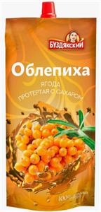 Ягода протертая с сахаром Облепиха 280 гр. Россия 9288 - фото 8306