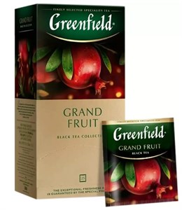 Чай Greenfield черный Grand Fruit 25 п. Россия 9336 - фото 8545